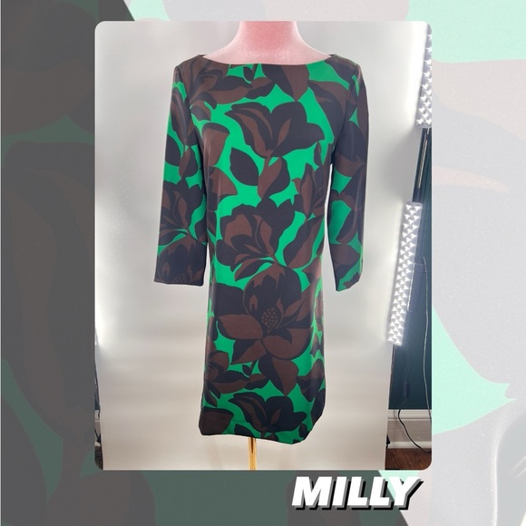 EUC Milly Floral Shift Dress - Picture 1 of 7